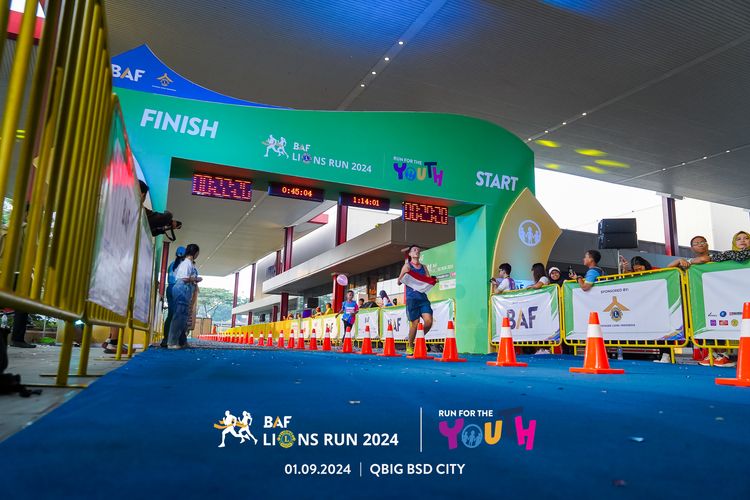 Race photo from BAF LIONS RUN 2024