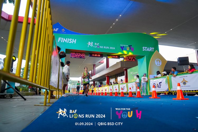 Race photo from BAF LIONS RUN 2024