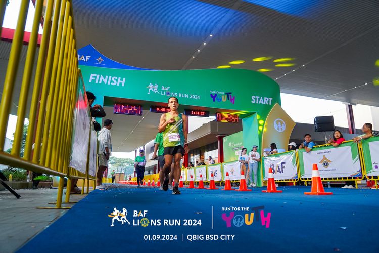 Race photo from BAF LIONS RUN 2024