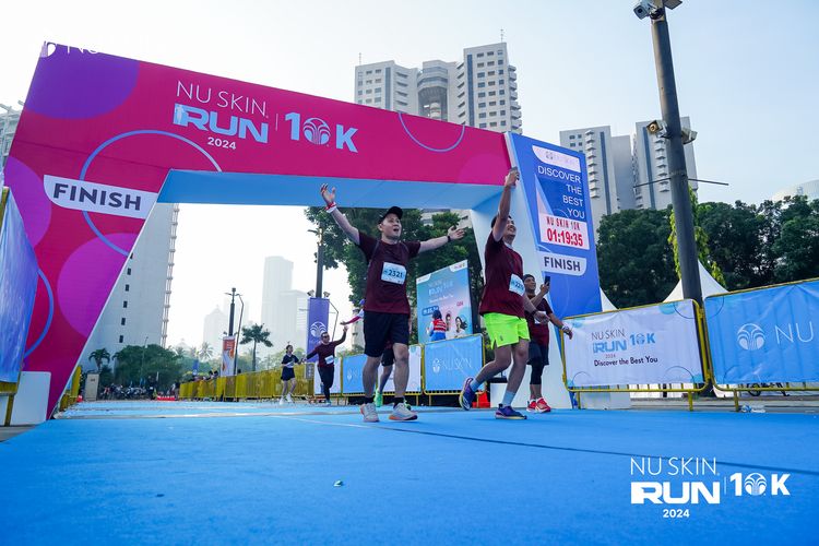 Race photo from Nu Skin Run 10K