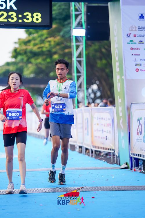 Race photo from CISANGKAN KBP CITY RUN 2025