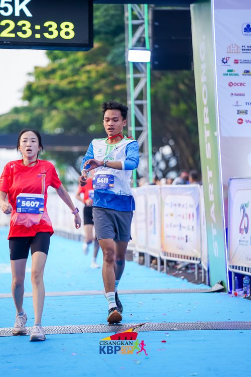 Race photo from CISANGKAN KBP CITY RUN 2025