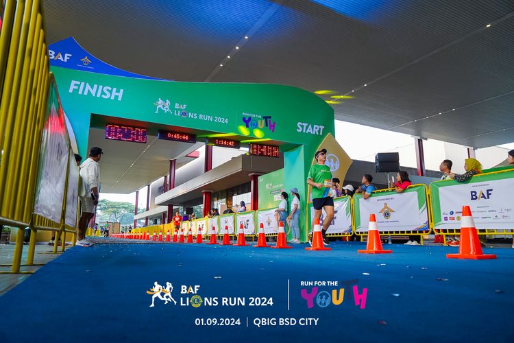 Race photo from BAF LIONS RUN 2024
