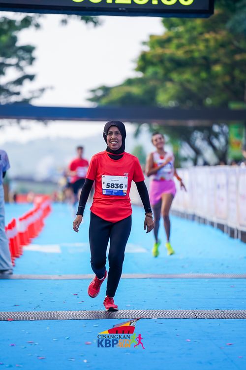 Race photo from CISANGKAN KBP CITY RUN 2025
