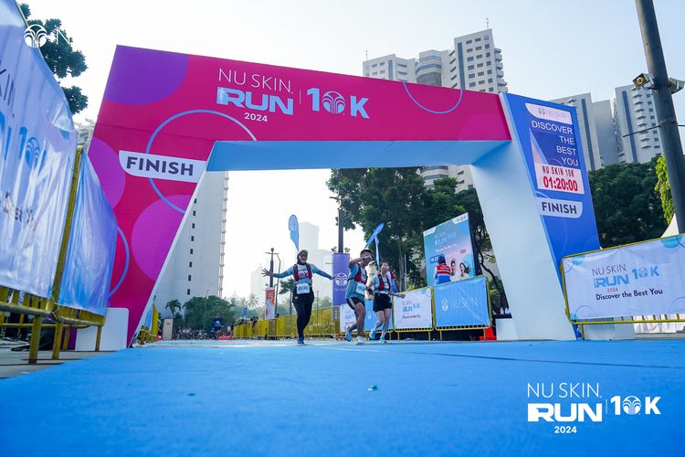 Race photo from Nu Skin Run 10K