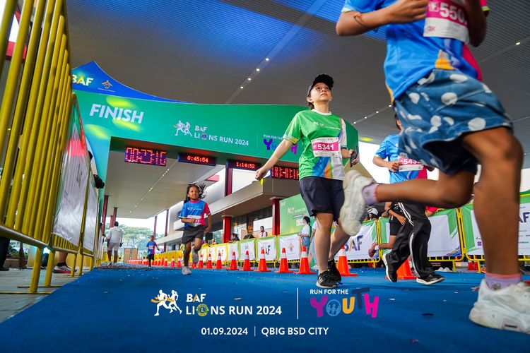Race photo from BAF LIONS RUN 2024