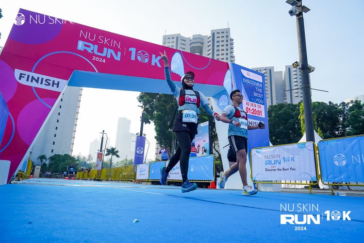 Race photo from Nu Skin Run 10K