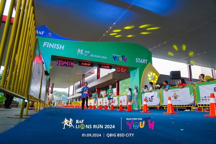 Race photo from BAF LIONS RUN 2024