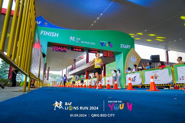 Race photo from BAF LIONS RUN 2024