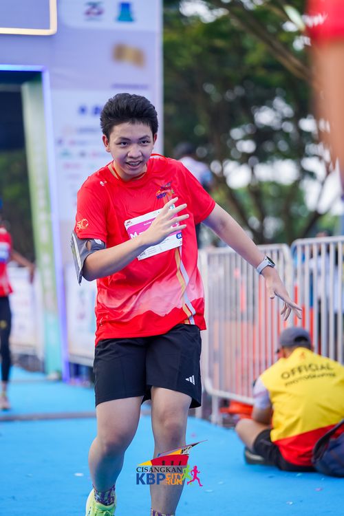 Race photo from CISANGKAN KBP CITY RUN 2025