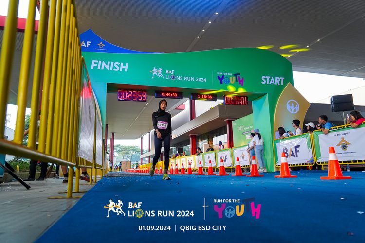 Race photo from BAF LIONS RUN 2024