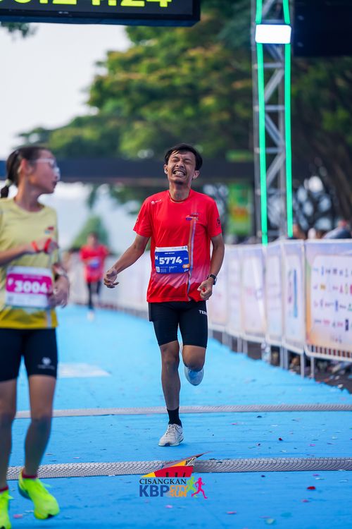 Race photo from CISANGKAN KBP CITY RUN 2025