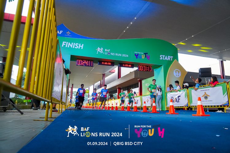Race photo from BAF LIONS RUN 2024