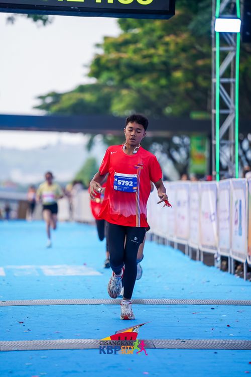 Race photo from CISANGKAN KBP CITY RUN 2025