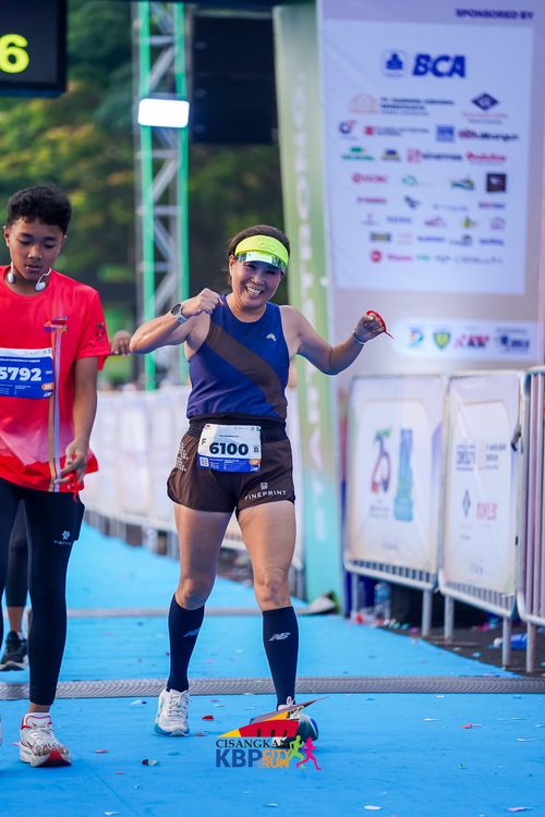 Race photo from CISANGKAN KBP CITY RUN 2025