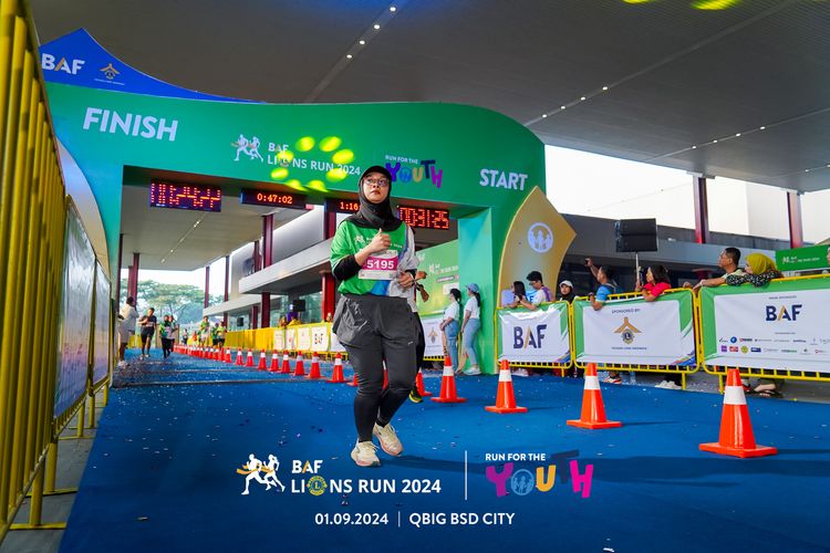 Race photo from BAF LIONS RUN 2024