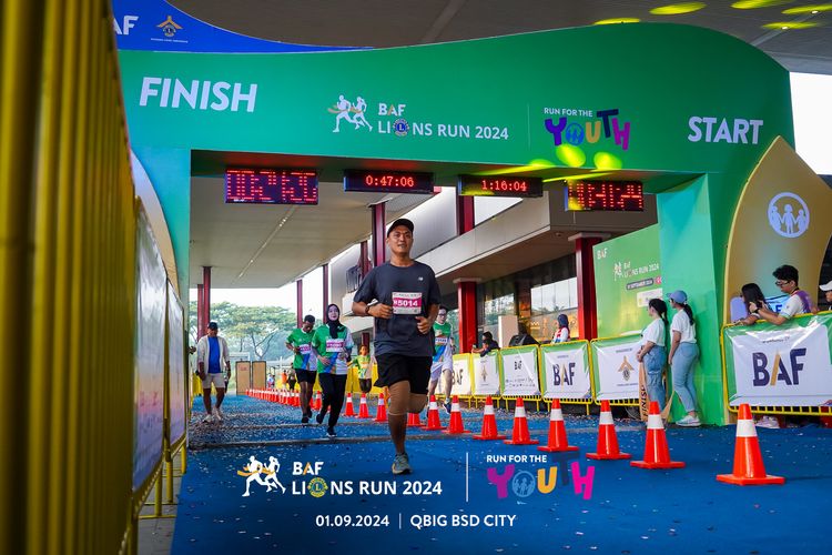Race photo from BAF LIONS RUN 2024
