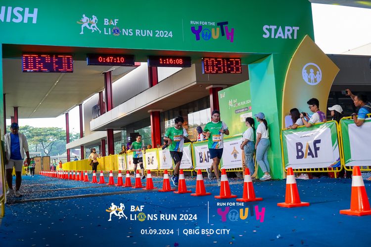 Race photo from BAF LIONS RUN 2024