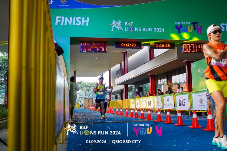 Race photo from BAF LIONS RUN 2024