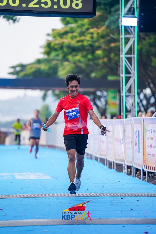 Race photo from CISANGKAN KBP CITY RUN 2025