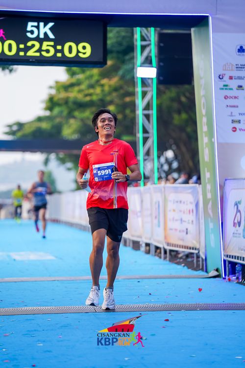 Race photo from CISANGKAN KBP CITY RUN 2025