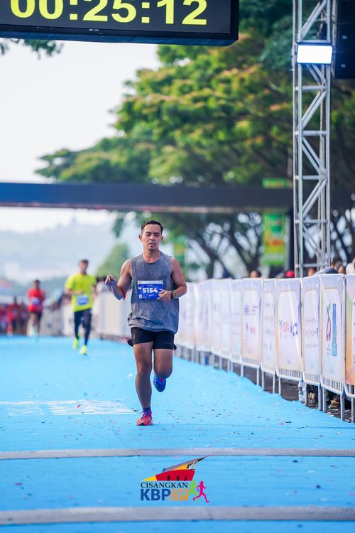 Race photo from CISANGKAN KBP CITY RUN 2025