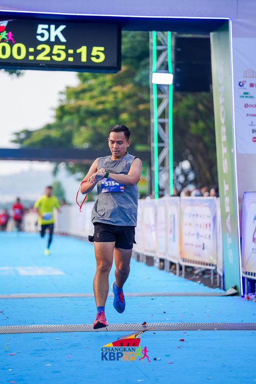 Race photo from CISANGKAN KBP CITY RUN 2025