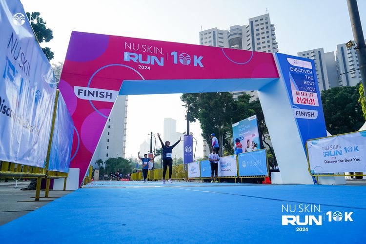 Race photo from Nu Skin Run 10K