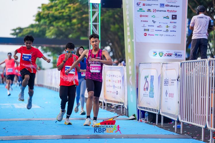 Race photo from CISANGKAN KBP CITY RUN 2025