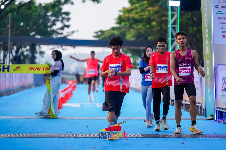 Race photo from CISANGKAN KBP CITY RUN 2025