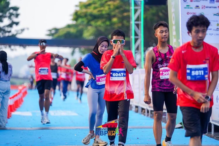 Race photo from CISANGKAN KBP CITY RUN 2025