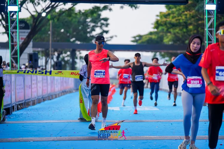 Race photo from CISANGKAN KBP CITY RUN 2025