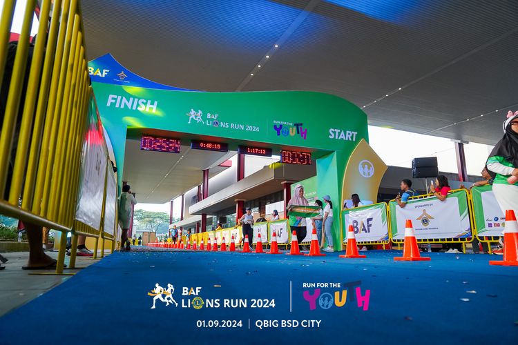 Race photo from BAF LIONS RUN 2024