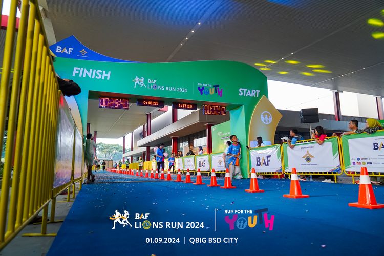 Race photo from BAF LIONS RUN 2024