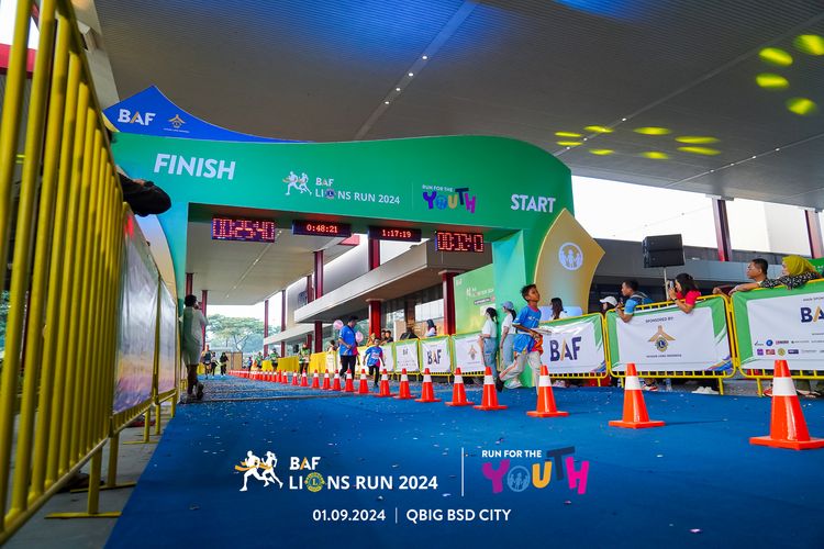 Race photo from BAF LIONS RUN 2024