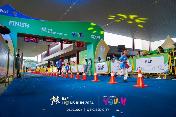 Race photo from BAF LIONS RUN 2024
