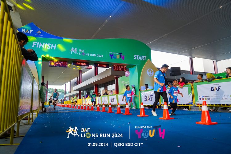 Race photo from BAF LIONS RUN 2024