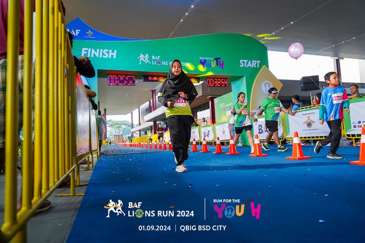 Race photo from BAF LIONS RUN 2024
