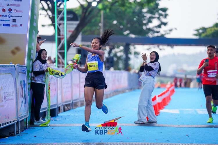 Race photo from CISANGKAN KBP CITY RUN 2025