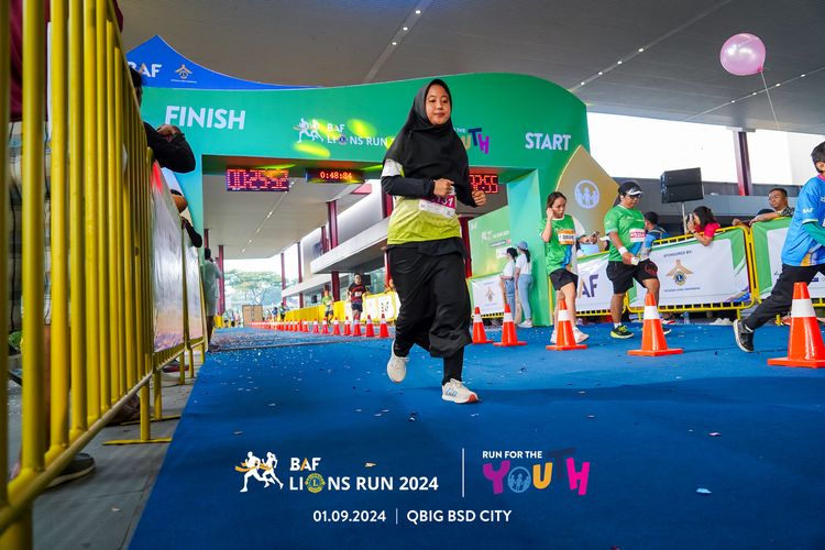 Race photo from BAF LIONS RUN 2024