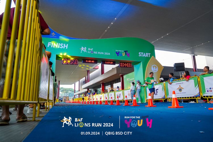 Race photo from BAF LIONS RUN 2024