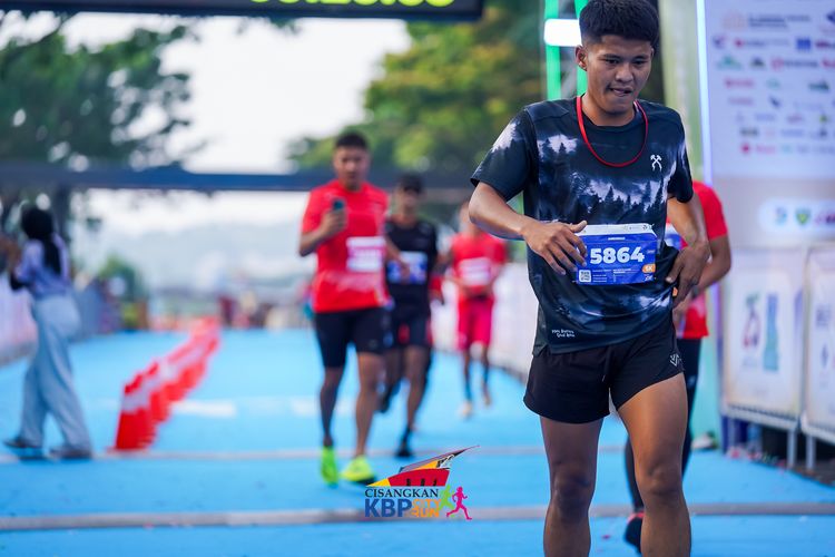 Race photo from CISANGKAN KBP CITY RUN 2025