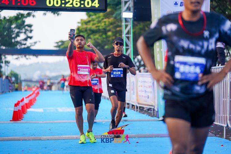 Race photo from CISANGKAN KBP CITY RUN 2025