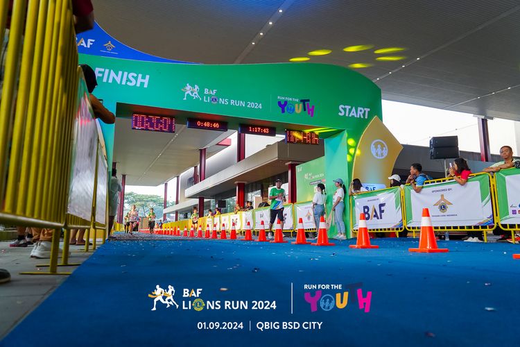 Race photo from BAF LIONS RUN 2024