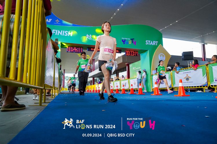 Race photo from BAF LIONS RUN 2024