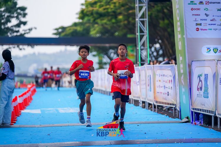 Race photo from CISANGKAN KBP CITY RUN 2025