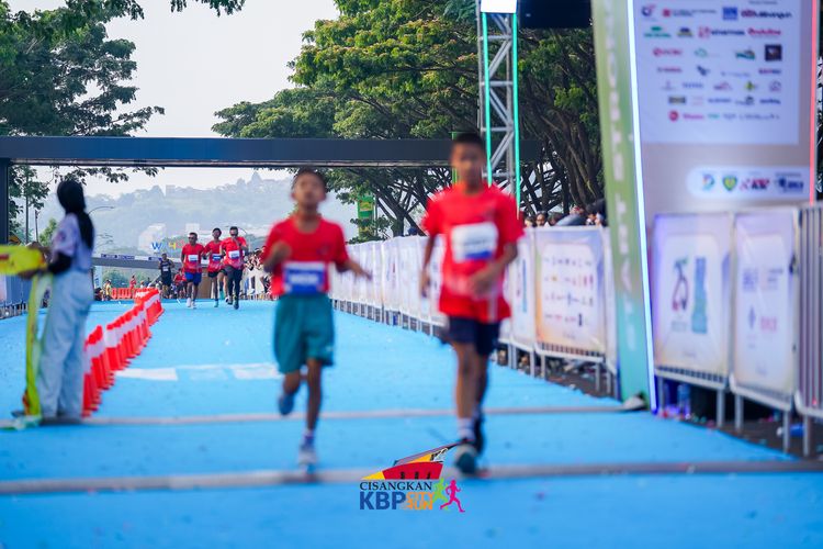 Race photo from CISANGKAN KBP CITY RUN 2025