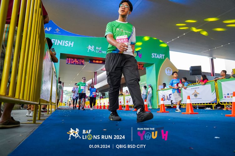 Race photo from BAF LIONS RUN 2024