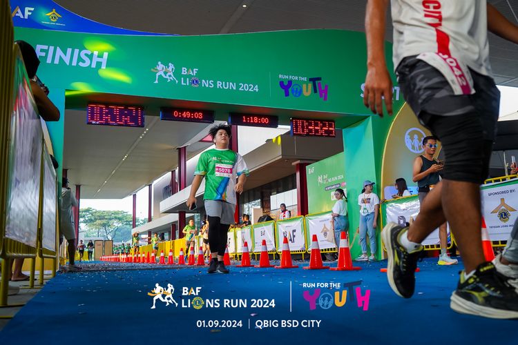 Race photo from BAF LIONS RUN 2024