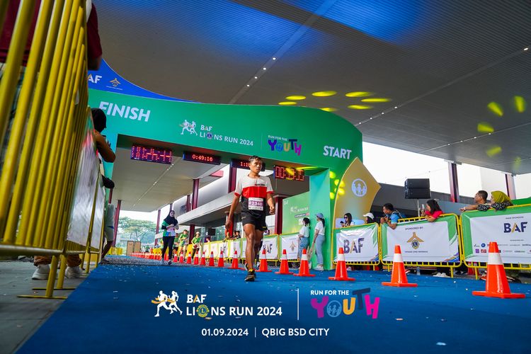 Race photo from BAF LIONS RUN 2024